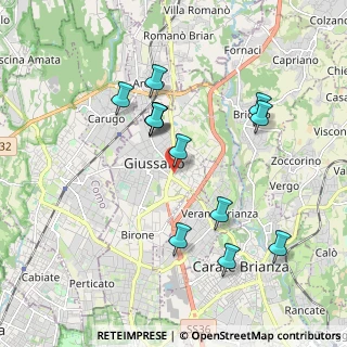 Mappa Via N. Bianchi, 20833 Giussano MB, Italia (1.81167)