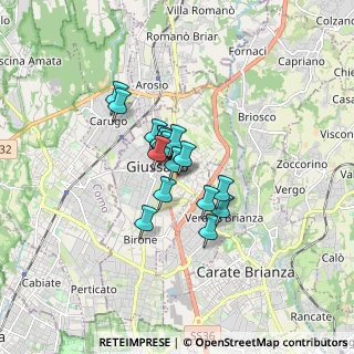 Mappa Via N. Bianchi, 20833 Giussano MB, Italia (1.01471)
