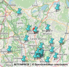 Mappa Via N. Bianchi, 20833 Giussano MB, Italia (10.2495)
