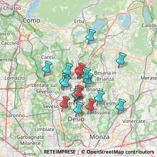 Mappa Via N. Bianchi, 20833 Giussano MB, Italia (5.80529)
