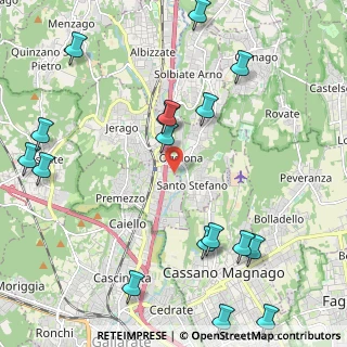 Mappa 21040 Cavaria Con Premezzo VA, Italia (2.73882)
