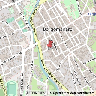 Mappa Via Caneto, 49, 28021 Borgomanero, Novara (Piemonte)
