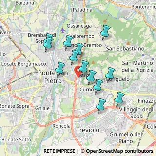 Mappa Via Giacomo Puccini, 24030 Mozzo BG, Italia (1.58)