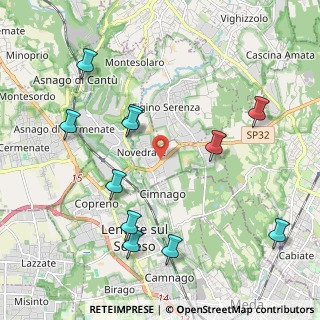 Mappa Via Carlo Cattaneo, 22060 Novedrate CO, Italia (2.29909)