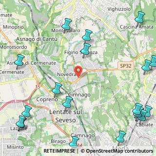 Mappa Via Carlo Cattaneo, 22060 Novedrate CO, Italia (3.42778)