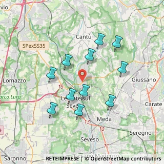 Mappa Via Carlo Cattaneo, 22060 Novedrate CO, Italia (3.43818)