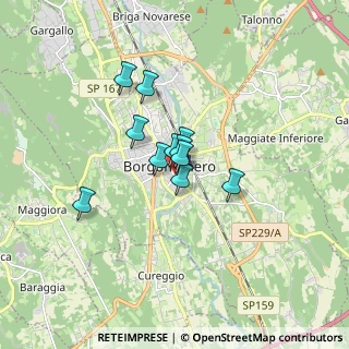 Mappa Via Giardini, 28021 Borgomanero NO, Italia (1.02091)