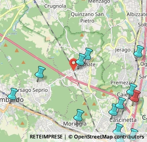 Mappa Via Ponte Ronchetti, 21010 Besnate VA, Italia (3.07769)
