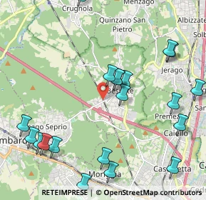 Mappa Via Ponte Ronchetti, 21010 Besnate VA, Italia (2.5265)