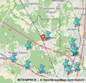 Mappa Via Ponte Ronchetti, 21010 Besnate VA, Italia (2.80917)