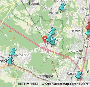 Mappa Via Ponte Ronchetti, 21010 Besnate VA, Italia (2.76818)