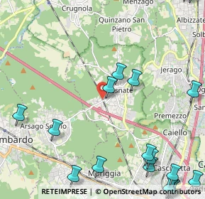 Mappa Via Ponte Ronchetti, 21010 Besnate VA, Italia (3.28667)