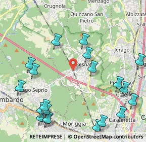 Mappa Via Ponte Ronchetti, 21010 Besnate VA, Italia (2.7255)