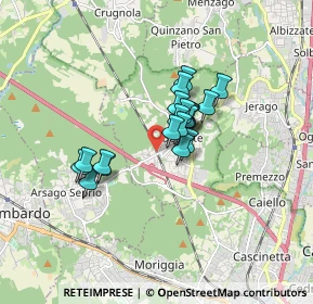 Mappa Via Ponte Ronchetti, 21010 Besnate VA, Italia (1.112)
