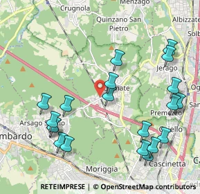 Mappa Via Ponte Ronchetti, 21010 Besnate VA, Italia (2.3775)