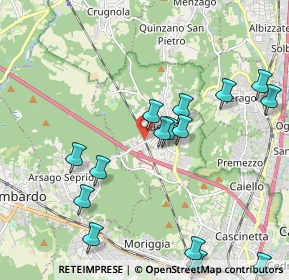 Mappa Via Ponte Ronchetti, 21010 Besnate VA, Italia (2.28)