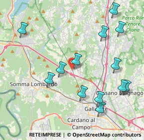 Mappa Via Libertà, 21010 Besnate VA, Italia (4.57308)