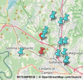 Mappa Via Ponte Ronchetti, 21010 Besnate VA, Italia (4.09286)