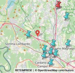 Mappa Via Ponte Ronchetti, 21010 Besnate VA, Italia (5.25)