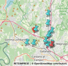 Mappa Via Ponte Ronchetti, 21010 Besnate VA, Italia (3.70846)