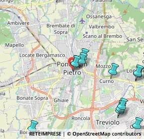 Mappa Via Monte Grappa, 24036 Ponte San Pietro BG, Italia (2.58077)