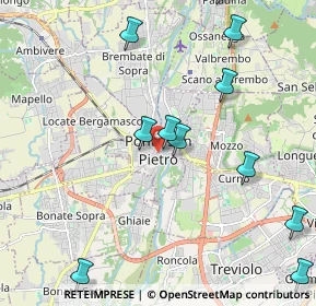 Mappa Via Monte Grappa, 24036 Ponte San Pietro BG, Italia (2.48273)