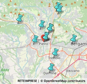 Mappa Via Monte Grappa, 24036 Ponte San Pietro BG, Italia (3.2375)