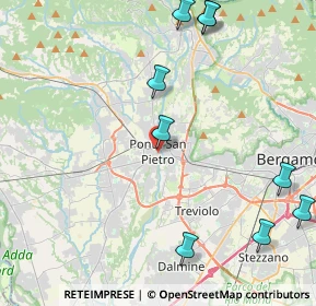 Mappa Via Monte Grappa, 24036 Ponte San Pietro BG, Italia (5.92909)