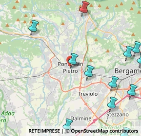 Mappa Via Monte Grappa, 24036 Ponte San Pietro BG, Italia (5.88333)