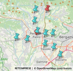 Mappa Via Monte Grappa, 24036 Ponte San Pietro BG, Italia (3.57)