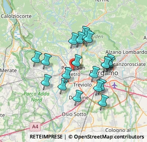 Mappa Via Monte Grappa, 24036 Ponte San Pietro BG, Italia (6.09)