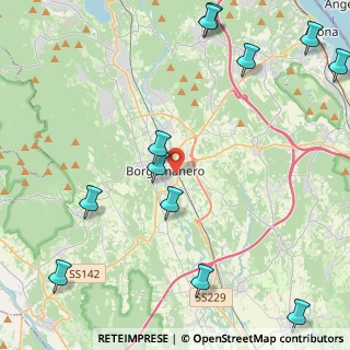 Mappa Via Fornari Professore, 28021 Borgomanero NO, Italia (5.8775)