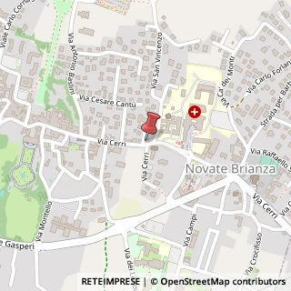 Mappa Via Cerri, 33, 23807 Merate, Lecco (Lombardia)