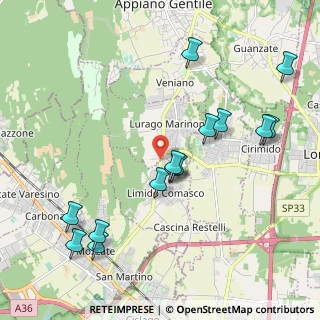 Mappa Strada Consorziale di Tessera, 22070 Limido Comasco CO, Italia (2.2)