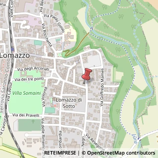 Mappa Via del Rampanone, 4, 22074 Lomazzo, Como (Lombardia)