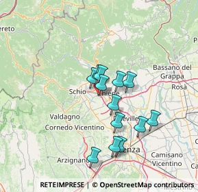 Mappa Via Padre P. Cavedon, 36035 Marano Vicentino VI, Italia (11.01692)