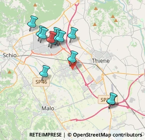 Mappa Via Padre P. Cavedon, 36035 Marano Vicentino VI, Italia (3.83)