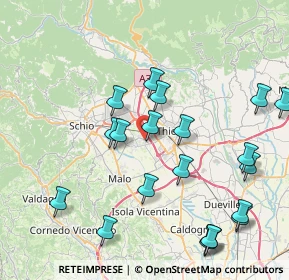 Mappa Via Padre P. Cavedon, 36035 Marano Vicentino VI, Italia (9.0335)