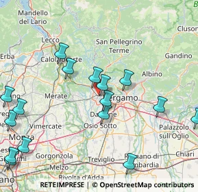 Mappa Via Giuseppe Ravasio, 24036 Ponte San Pietro BG, Italia (20.0925)