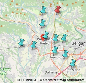 Mappa Via Giuseppe Ravasio, 24036 Ponte San Pietro BG, Italia (3.64182)