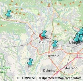 Mappa Via Giuseppe Ravasio, 24036 Ponte San Pietro BG, Italia (6.04833)