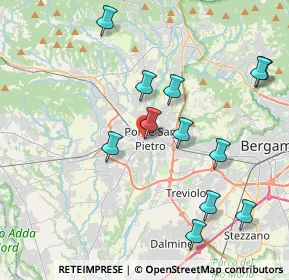 Mappa Via Giuseppe Ravasio, 24036 Ponte San Pietro BG, Italia (4.21917)