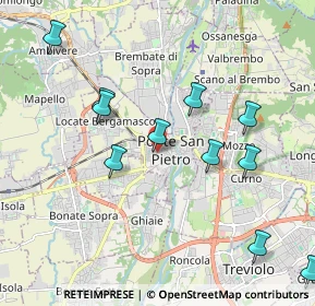 Mappa Via Giuseppe Ravasio, 24036 Ponte San Pietro BG, Italia (2.15)