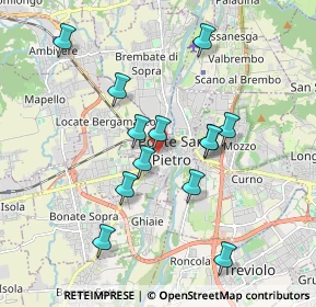 Mappa Via Giuseppe Ravasio, 24036 Ponte San Pietro BG, Italia (1.70462)