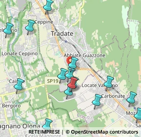Mappa Via Sciesa, 21049 Tradate VA, Italia (2.46733)