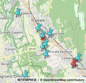 Mappa Via Sciesa, 21049 Tradate VA, Italia (2.05818)