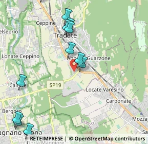 Mappa Via Sciesa, 21049 Tradate VA, Italia (2.44833)