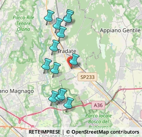 Mappa Via Sciesa, 21049 Tradate VA, Italia (3.68)
