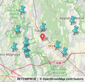Mappa Via Sciesa, 21049 Tradate VA, Italia (4.52)