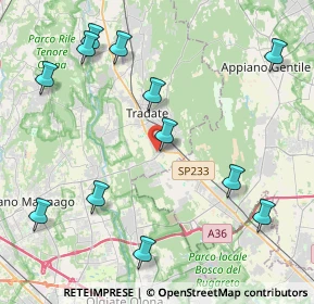 Mappa Via Sciesa, 21049 Tradate VA, Italia (4.96083)
